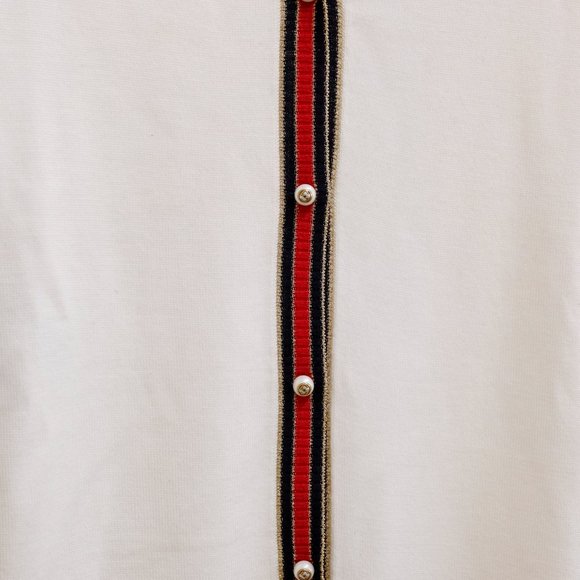 Gucci Knit Cardigan w/ Pearl Buttons - Picture 8 of 13
